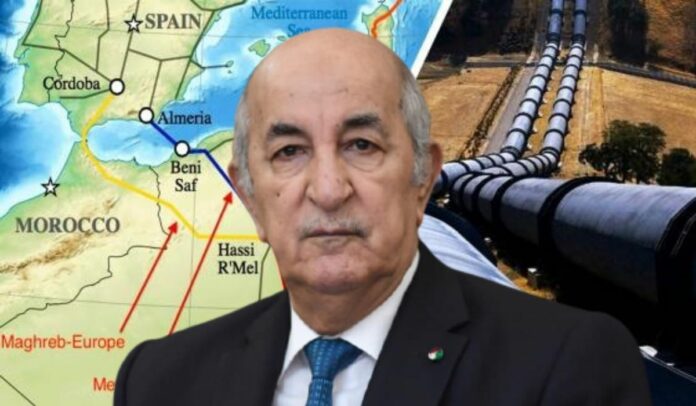 President Tebboune orders to stop pumping gas to Spain via Morocco